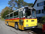 (268'437) - Schmid, Thrishaus - BE 26'206 - Saurer/Tscher (ex P 24'244) am 25. Oktober 2024 in Bottmingen, Astershagstrasse