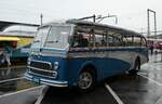 (280'673) - AWA Amden - Nr. 20/SG 39'010 - Saurer/R&J (ex Radlmeier, D-Ergoldsbach; ex Schmid, Dllikon; ex Libero Bau, Fehraltdorf; ex Privat; ex Altherr, Nesslau; ex AWA Amden Nr. 8) am 27. September 2025 beim Bahnhof Wdenswil