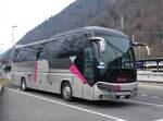 (271'849) - Aus Italien: Reali, Alatri - Nr. 48/FW-148 AM - Neoplan am 11. Februar 2025 beim Bahnhof Interlaken Ost