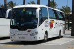 Irizar von TRANSUNION steht am Airport Palma /Mallorca im Juni 2016