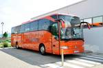 Mercedes Tourismo von Trans Bus aus Polen in Krems gesehen.