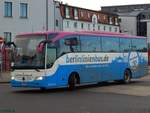 Mercedes Tourismo von BerlinLinienBus/URB in Neubrandenburg.