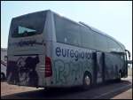 Mercedes Travego von Euregio Tours aus Deutschland im Stadthafen Sassnitz.