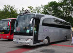 Mercedes Travego von Wrlitz Reisen aus der BRD in Krems gesehen.