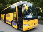 Mercedes Travego aus Polen (ex Traveller Buss/Schweden) beim Schloss Linderhof.