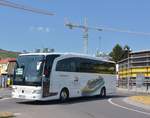 Mercedes Travego von Eichberger Reisen aus der BRD 06/2017 in Krems.