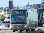 Mercedes Travego von Felix-Reisen aus Deutschland im Stadthafen Sassnitz.