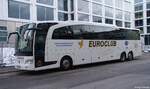 Euroclub aus Kiew | AA 0929 TX | Mercedes-Benz Travego II RHD L | 10.01.2021 in Stuttgart