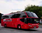 Neoplan Cityliner von Biendl Reisen aus der BRD am 27.JUli 2014 in Krems gesehen.