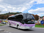 Neoplan Cityliner von Schumacher aus der BRD in Krems unterwegs.