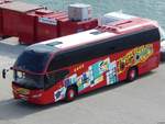 Neoplan Cityliner von Geschwister Bur Reisen aus Deutschland im Stadthafen Sassnitz.