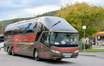 Neoplan Starliner von Zellinger Reisen aus Obersterreich in Krems gesehen.