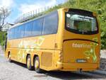 Neoplan Tourliner von Schießer aus Deutschland im Stadthafen Sassnitz.