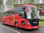 Scania Higer Touring von Autobus Hödl aus Deutschland in Plau am See.