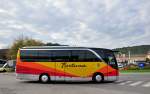 Setra 411 HD von Fortuna Reisen aus sterreich am 27.9.2014 in Krems.