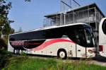 Setra 417 GT-HD von Schiwy Reisen aus der BRD am 7.10.2014 in Krems.