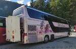 Setra S 431 DT von URBAN-Reisen steht auf dem Busparkplatz am Königsee, 09-2022