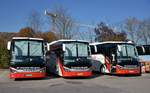 Drei Setra 500er Serie von BLAGUSS Slovakia Okt.2017 in Krems.