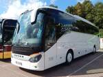 Setra 515 HD von Teinachtal-Reisen aus Deutschland im Stadthafen Sassnitz.