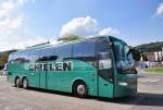 Volvo 9700 von Ghielen Reisen aus den Nl am 21.August 2014 in Krems gesehen.