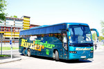 Volvo 9700 von Rieder Reisen aus Niedersterreich in Krems gesehen.