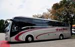 Volvo 9900 Prestige von Fuchs Reisen aus sterreich am 27.Juli 2014 in Krems gesehen.