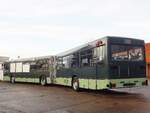 Mercedes O 405 als Kantine (ex Gersthofer Verkehrsgesellschaft, exex Stadtwerke Ulm) in Neubrandenburg.