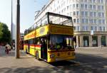 MAN STOCKBUS fr Stadtrundfahrten Ende April 2014 in Leipzig beim Hauptbahnhof gesehen.