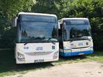 Iveco Crossway und Irisbus Crossway der MVVG in Neustrelitz.