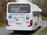 Setra 419 UL von Becker-Strelitz Reisen aus Deutschland in Sassnitz.