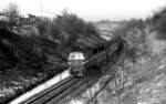 DSB Litra MZ 1411 Ausfahrt Flensburg 26.02.1981