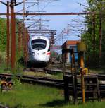 DSB ICE-(T)D 0605 003/103/203/503 Tz 5503 verlässt hier gerade als ICE 381 nach Berlin Padborg Richtung Flensburg.