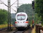 DSB/DB ICE 0605 018/118/218/518 Tz5518  Jever  als ICE 380 bedingt durch Bauarbeiten nur bis Fredericia verlsst hier Schleswig, nchster Halt ist Flensburg.