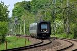 DSB IC3 MFA/FF/MFB 50/5475284 als IC 383 (Aarhus st - Hamburg Hbf) hat gerade das Esig Schleswig passiert.