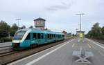 Arriva/DB AR 2046(95 86 001 2046-2, AR 2046 A und 95 86 002 2046-0 AR 2046 B), Niebüll Bhf 01.09.2019