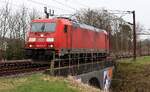 DBCSC 185 331-3 REV/AM9/09.02.25 auf Rangierfahrt in Padborg/DK 13.03.2026