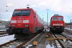 Sechsachser unter sich...DBCSC EG 3112 und DB 232 498-6 Maschen Rbf 11.03.2023 D.P/M.S