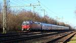 DSB EB 3222 mit EC nach Hamburg Durchfahrt Jübek am 29.11.2024