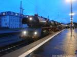 03 1010 mit dem DPE Sonderzug mit ziel Oberhof (Thr) im Hallenser Hbf am 10.1.15