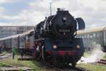 Der Chemnitzer 50 3648 steht mit ein Dampfzug in Berlin-Schneweide am 18 September 2022.