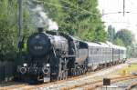 Am 2 September 2012 treft quasi-ÖBB Kriegslok 52 3879 in Dieren ein.