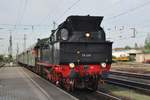 Tender vorn treft 78 468 mit ein Sonderzug am 29 April 2018 in trier ein.