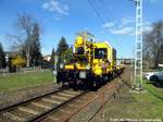 DB Instandhaltungsfahrzeug unterwegs nach Delitzsch Gbf am 24.3.17