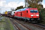 245 021 bei der ankunft,mit den sylt-shuttle,zum bahnhof niebüll,24.10.16