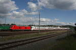 245 023 mit dem InterCity abgestellt am Bahnhof Gera Hbf am 29.5.20