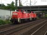 296 037-5 und 295 012 fuhren am 02.07.13 durch hamburg-harburg