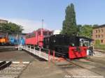 Kf 4033 und 142 255 im DB Museum Halle (Saale) am 5.7.15