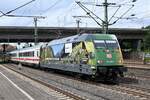 101 019-8 bei der abfahrt mit einen intercity von hamburg-harburg richtung hannover,18.07.24