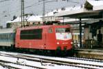 Am 13 Jnner 2000 treft 103 223 in Koblenz Hbf ein.