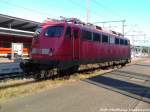 110 469-4 abgestellt in Rostock Hbf am 8.6.13